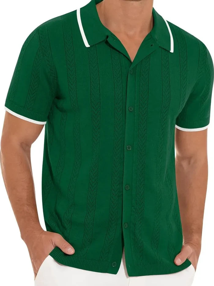 Men's Button Down Short Sleeve Shirt