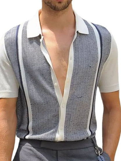Men's Button Up Short Sleeve Shirt