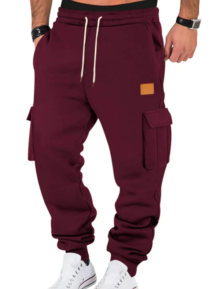 Men's Drawstring Cargo Jogger Pants