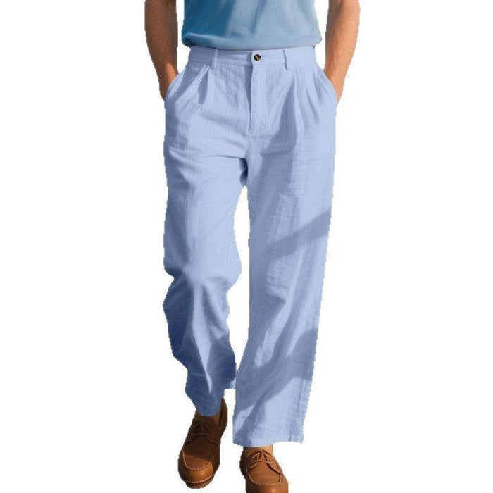 Men's Loose Straight Business Pants