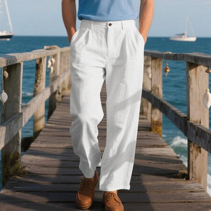 Men's Loose Straight Business Pants