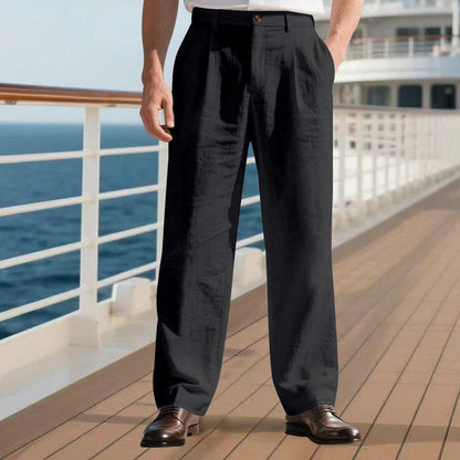 Men's Loose Straight Business Pants