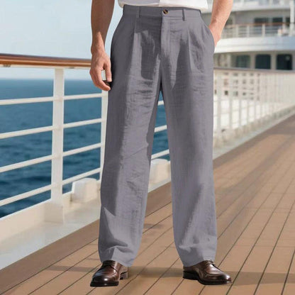 Men's Loose Straight Business Pants