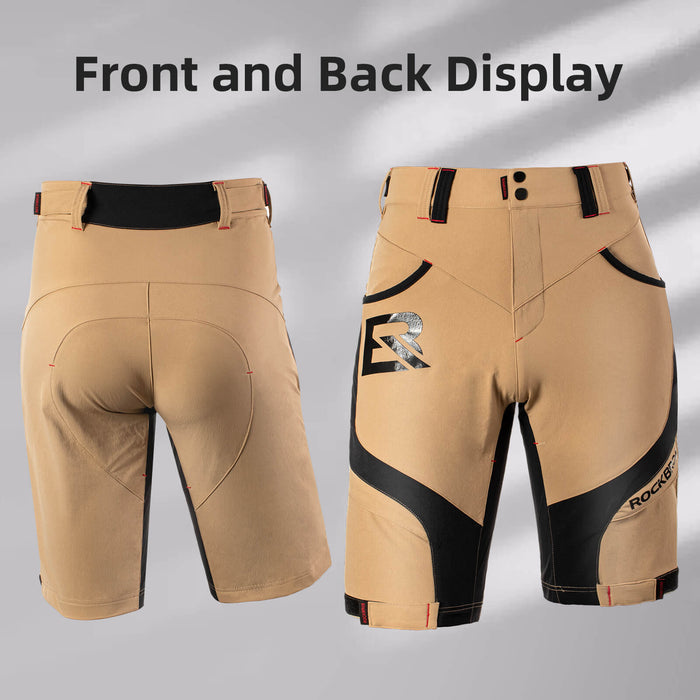 Men's MTB Shorts with Detachable 4D Padded Liner