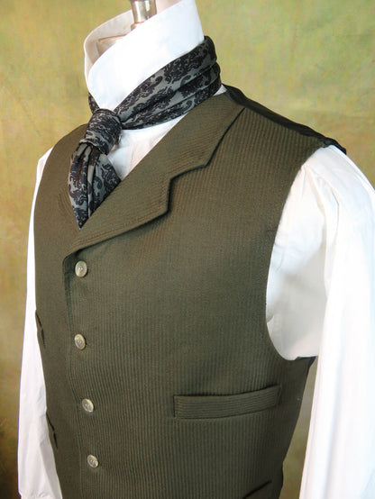Men's Notch Vest - Mossy Bark Pin-Cord