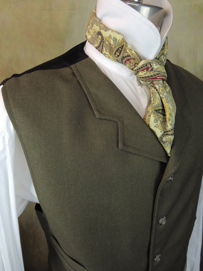 Men's Notch Vest - Peanut Brown Twill #4679