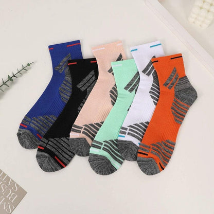 Men's Padded Ankle Socks - 6 Pairs of Performance Sports Running Socks for All-Day Comfort