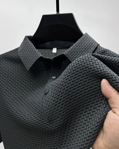 Mesh Short Sleeve Dress Shirt