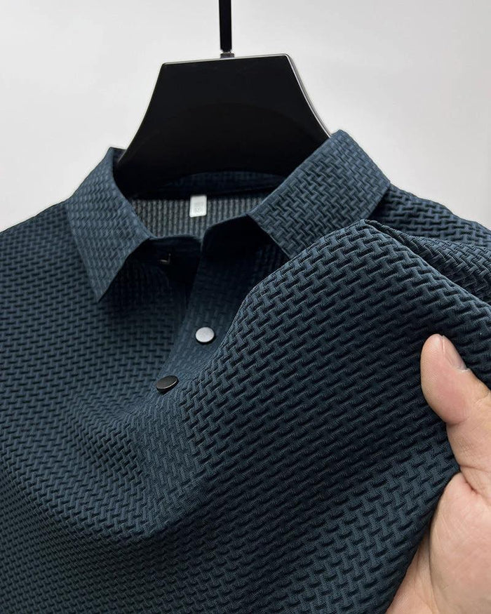 Mesh Short Sleeve Dress Shirt