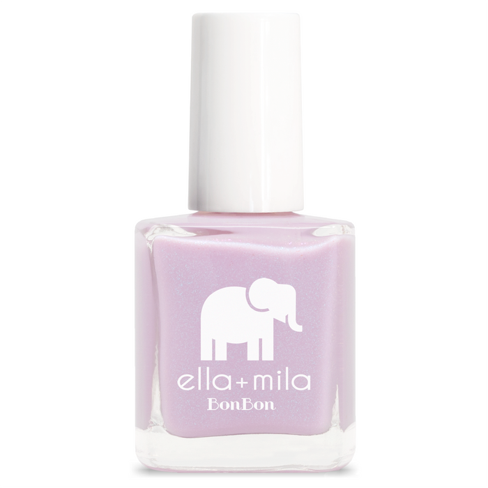 Midnight in Paris lavender pink iridescent nail polish bottle – ella+mila