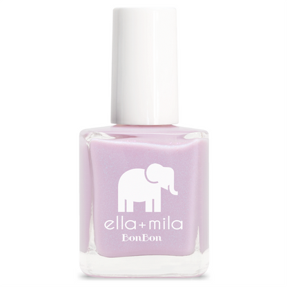 Midnight in Paris lavender pink iridescent nail polish bottle – ella+mila