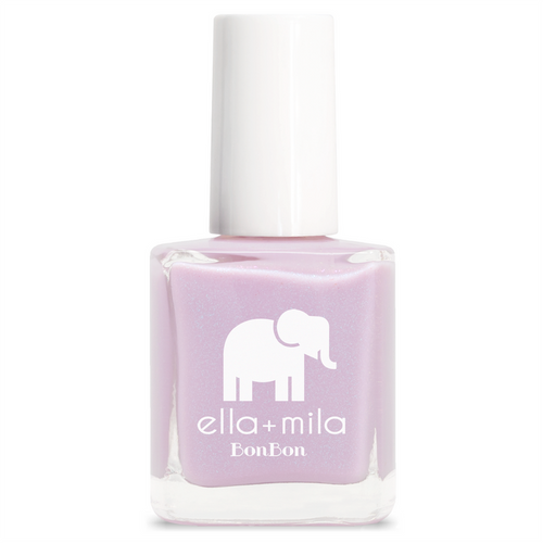 Midnight in Paris lavender pink iridescent nail polish bottle – ella+mila