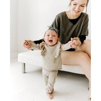 Milan Earthy Sweater Knit Baby Legging Pants - Sale
