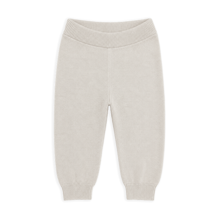 Milan Earthy Sweater Knit Baby Legging, Oatmeal Heather