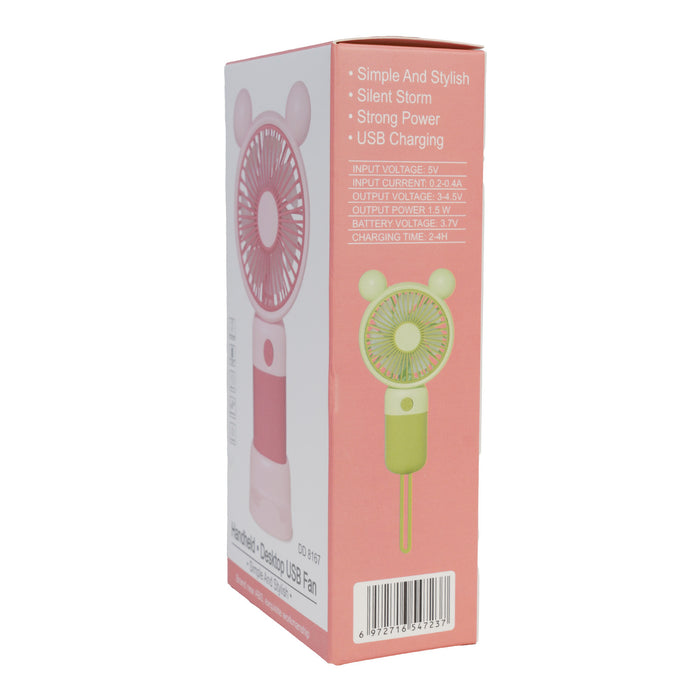 Mini Portable Handheld Desktop USB Fan