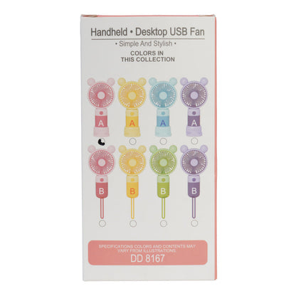 Mini Portable Handheld Desktop USB Fan