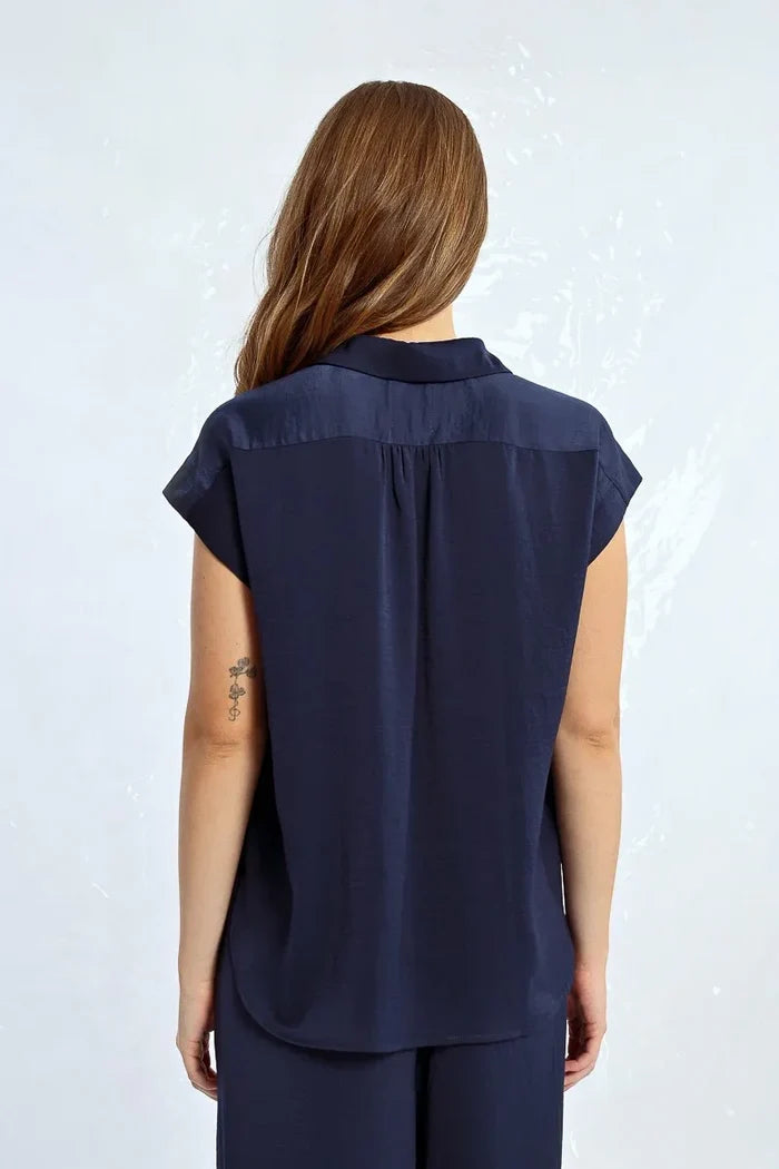 Molly B Sleeveless Blouse Top
