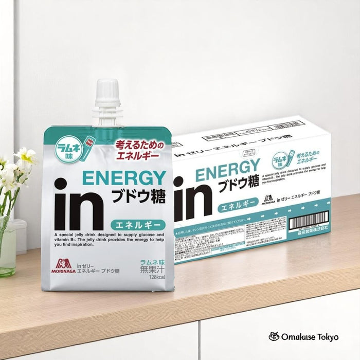Morinaga In Jelly, Energy Glucose, Ramune Flavor, 6 Pieces