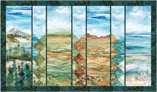 Mountains to Seashore Pattern #535