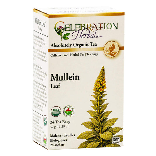 Box of Celebration Herbals Mullein Leaf Tea - 24 Bags