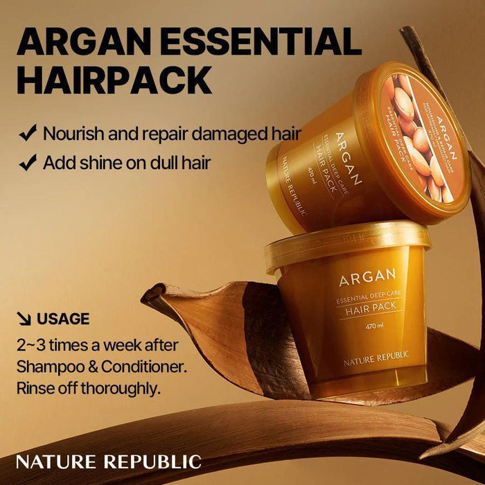 Nature Republic Argan Essential Deep Care Hair Pack 200 mL