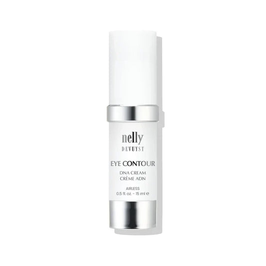 Nelly De Vuyst Eye Contour DNA Cream 15ml unopened jar with smooth eye area cream, skincare product for eye contour.