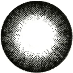 The NEO Vision Extra Dali Black by NEO Vision features a black and white circular pattern with a dense, dark border that gradually fades to an almost white center, resembling the look of classic black circle lenses with a subtle halftone effect.