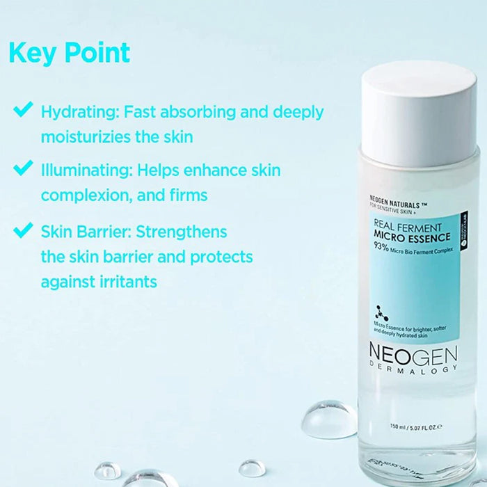 Neogen Dermalogy Real Ferment Micro Toner Essence 5.07oz/ 150ml