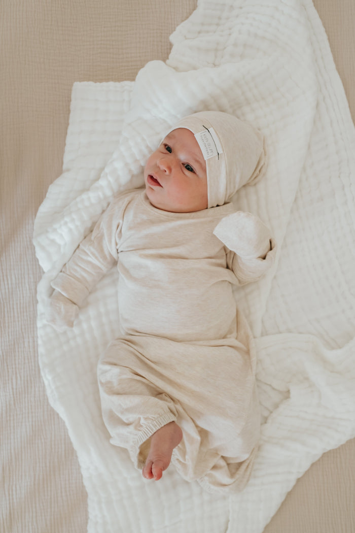 Newborn Mittens | Heather Cream Kid's Stuff [Trucs d'enfants]