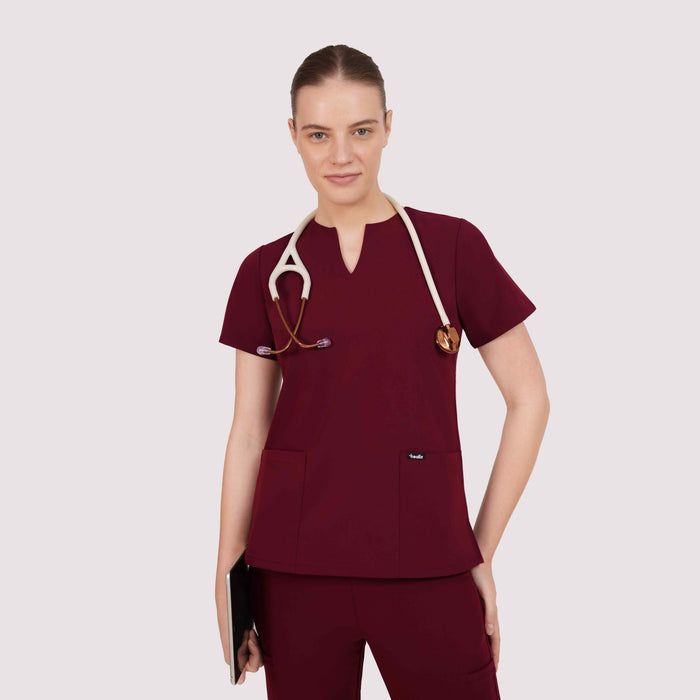Nexa Six-Pocket Scrub Top