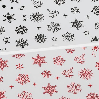 NFS-013 Snowflake & Reindeer - Christmas Transfer Foil Set   Naio Nails
