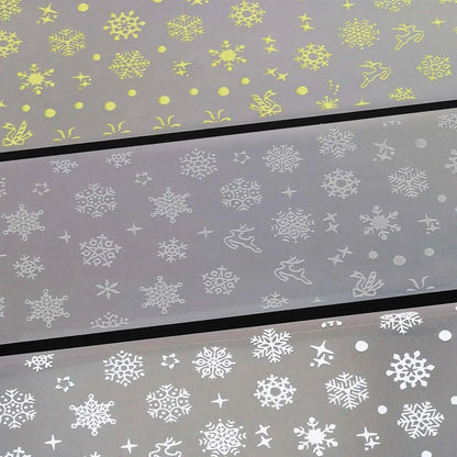 NFS-013 Snowflake & Reindeer - Christmas Transfer Foil Set   Naio Nails