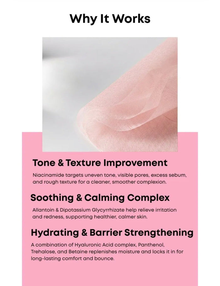 Nineless My Fit Sheet Mask - Niacinamide (1 Sheet) قناع الوجه ناينليس ماي فيت - نياسيناميد - Princess Cosmetics Qatar