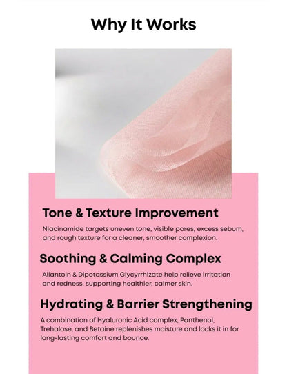 Nineless My Fit Sheet Mask - Niacinamide (1 Sheet) قناع الوجه ناينليس ماي فيت - نياسيناميد - Princess Cosmetics Qatar