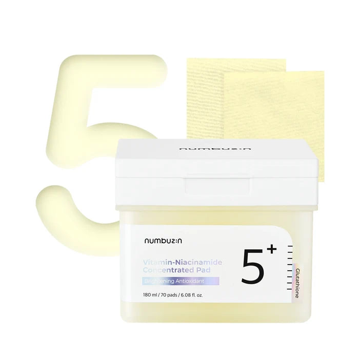 NUMBUZIN No.5+ Vitamin-Niacinamide Concentrated Pad باد تنقية البشرة بالنياسيناميد والفيتامينات