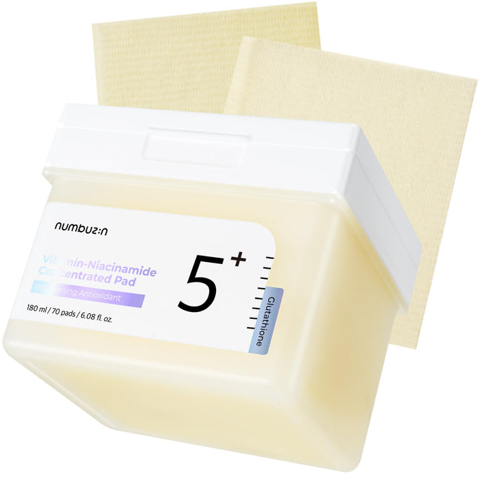 NUMBUZIN No.5+ Vitamin-Niacinamide Concentrated Pad باد تنقية البشرة بالنياسيناميد والفيتامينات