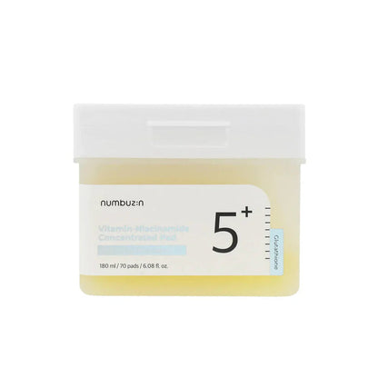 NUMBUZIN No.5+ Vitamin-Niacinamide Concentrated Pad باد تنقية البشرة بالنياسيناميد والفيتامينات