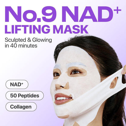 Numbuzin No.9 NAD+ Bio Lifting Full Cover Facial Mask 4 sheets