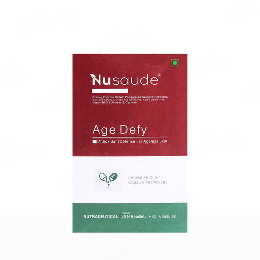 Nusaude Age Defy Nutraceutical Beadlets + Oil Filled Capsule