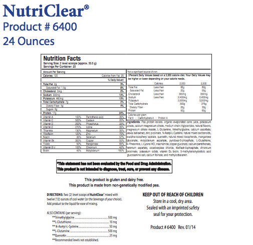 NutriClear by Biotics Research