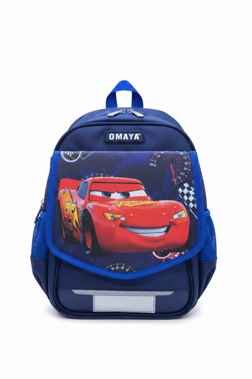 Omaya Kids School Backpack Lightning McQueen