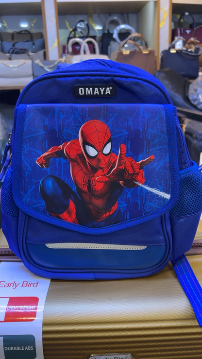 Omaya Kids School Backpack - Spider-Man Edition (Early Bird Lightweight)