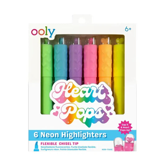 Ooly Heart Pops: Neon Highlighters