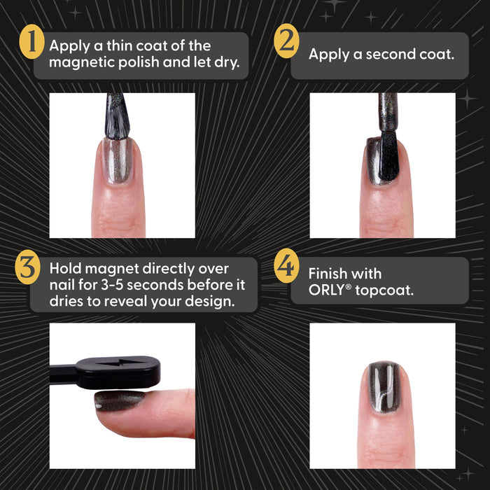 ORLY Harry Potter Cauldron Smoke Nail Polish 18ml & Magnetic Wand