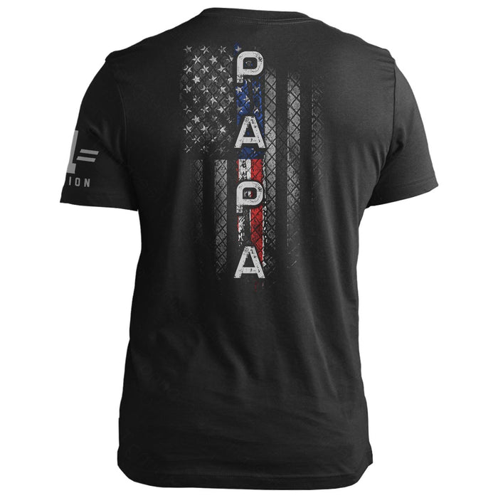 PAPA American Flag Vertical