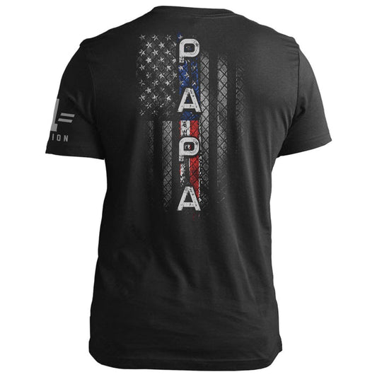 PAPA American Flag Vertical
