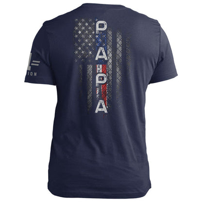PAPA American Flag Vertical