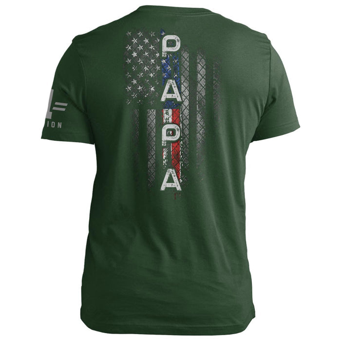 PAPA American Flag Vertical