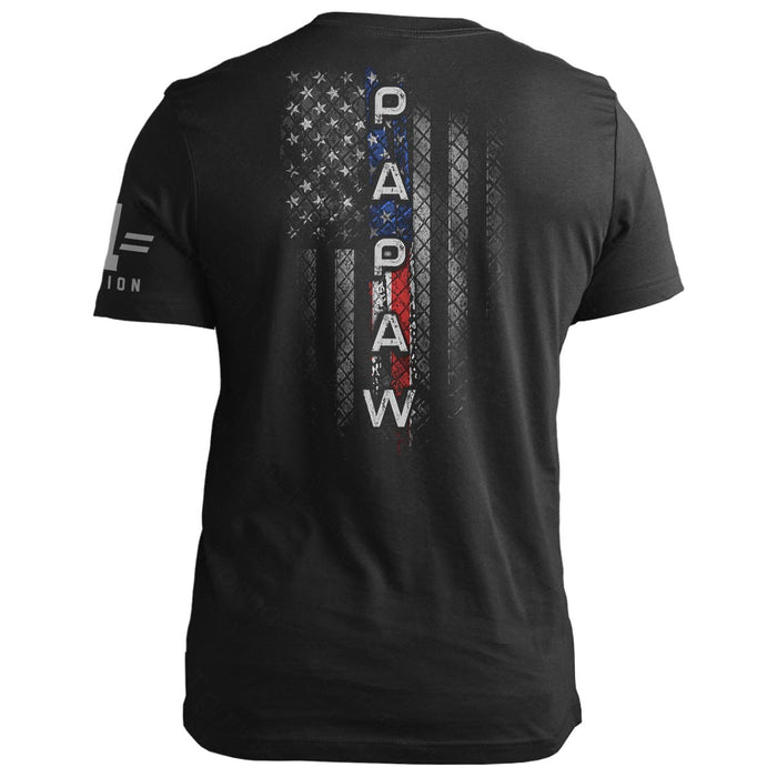 PAPAW American Flag Vertical