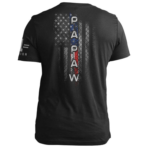 PAPAW American Flag Vertical